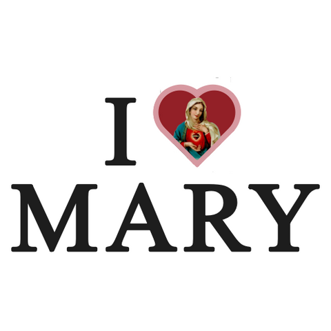 I Heart Mary Sticker