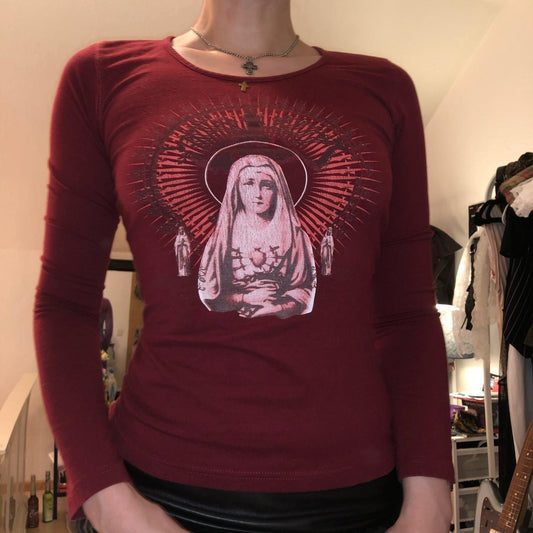 Vive Maria Virgin Mary Longsleeve