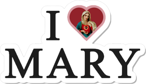 I Heart Mary Sticker