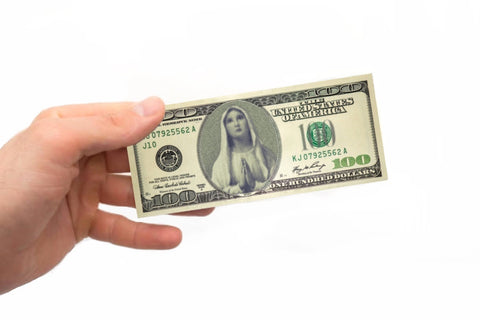 $100 Dollar Bill Sticker