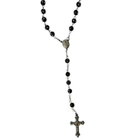 Rosary Bedazzled Black