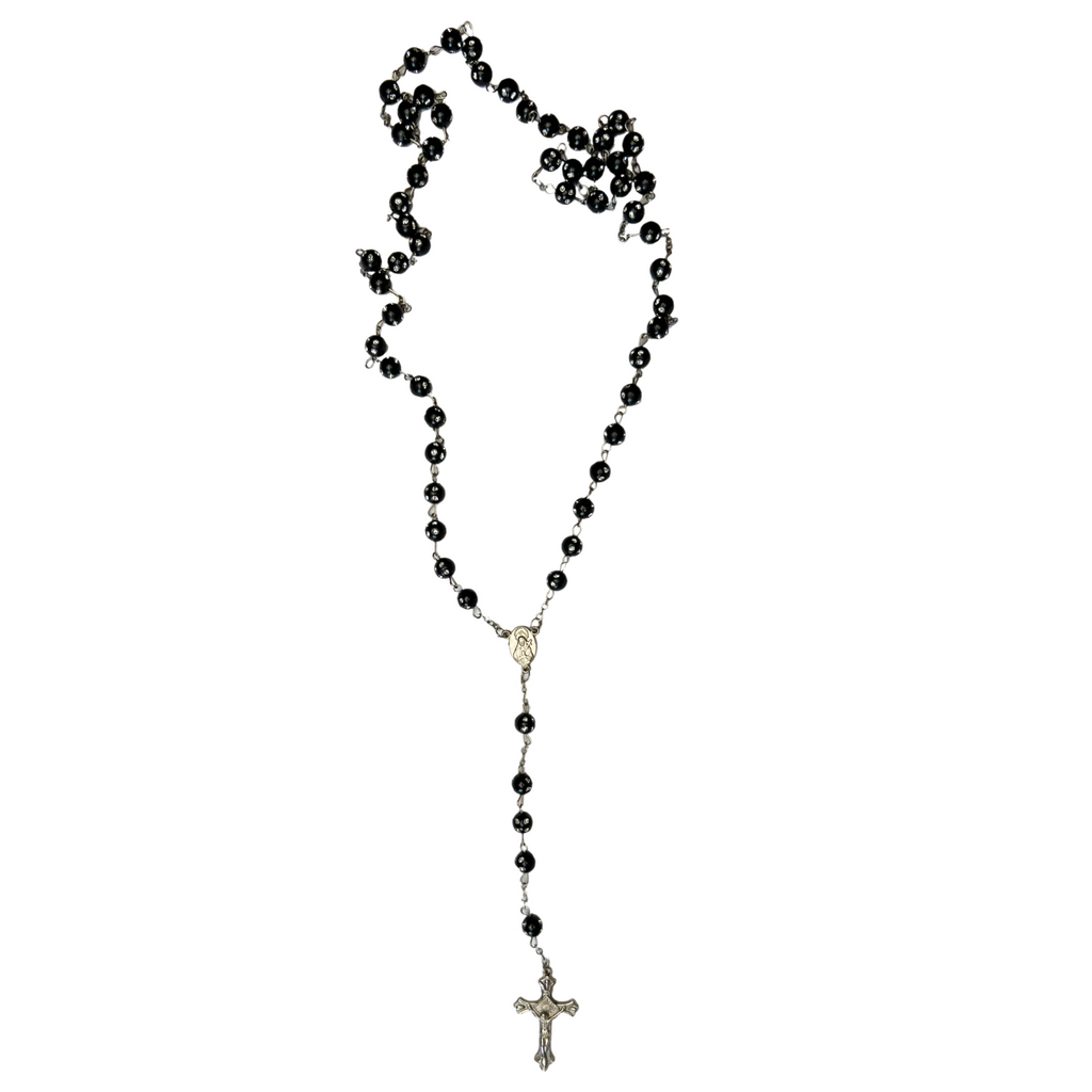 Rosary Bedazzled Black